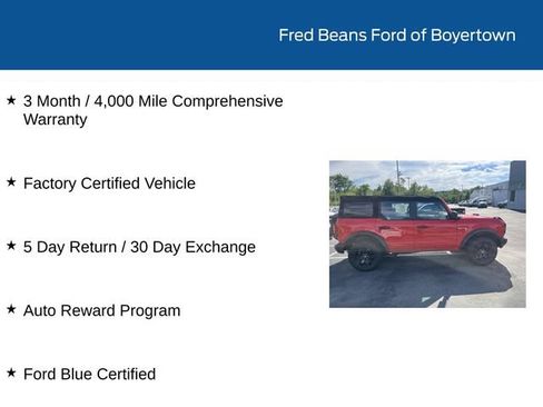 Certified 2023 Ford Bronco 4-Door AWD/4WD image 6