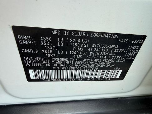 Used 2019 Subaru Outback 3.6R Touring AWD/4WD image 19