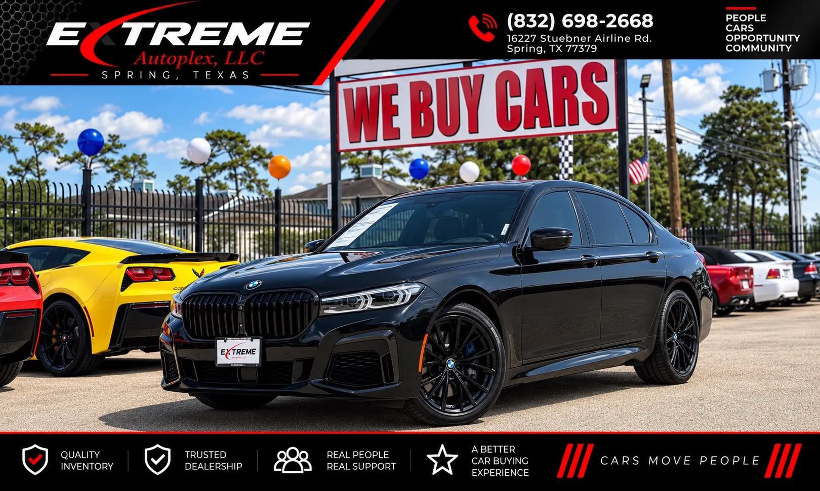Used 2020 BMW 750i xDrive w/ Autobahn Package AWD/4WD image 1