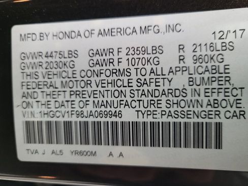 Used 2018 Honda Accord Touring image 33