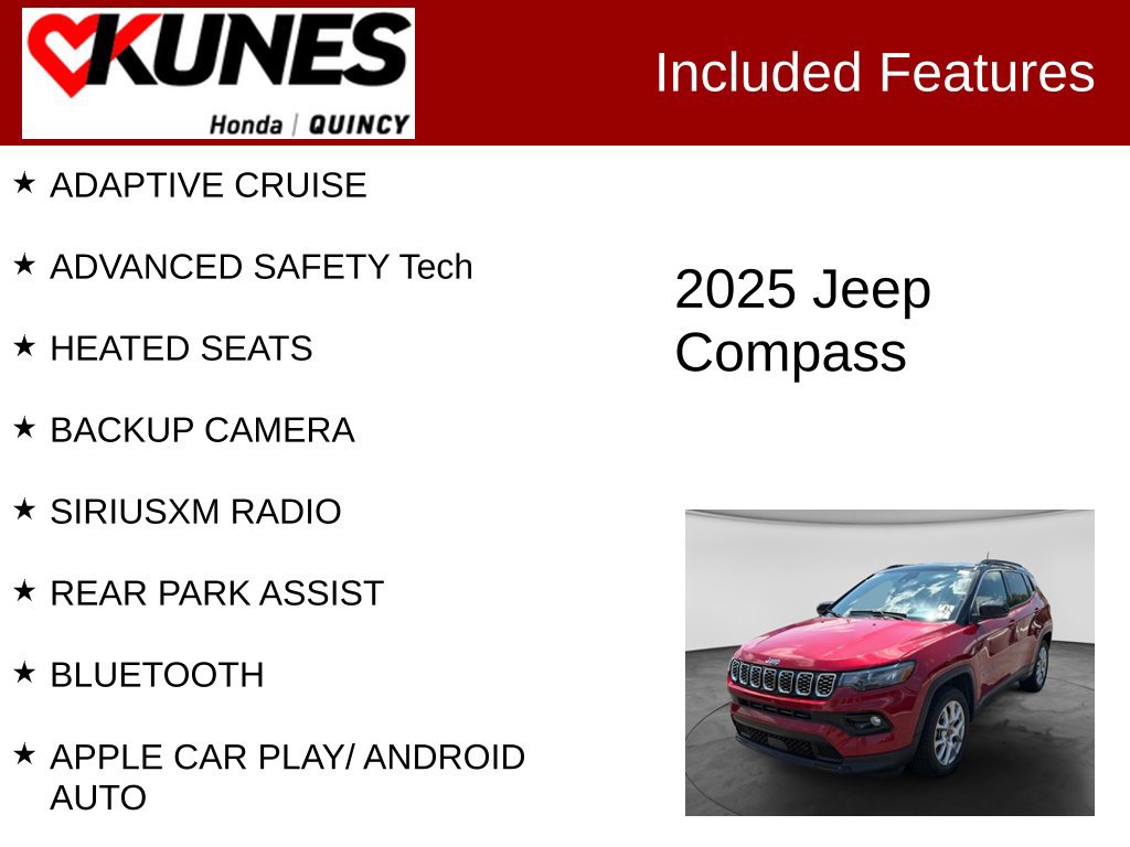 Used 2025 Jeep Compass Limited AWD/4WD image 2