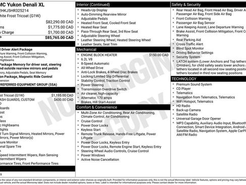 Used 2017 GMC Yukon XL Denali AWD/4WD image 10