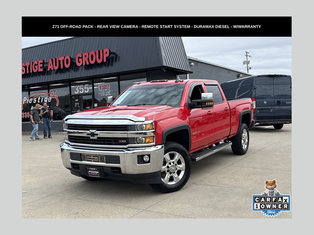 Used 2016 Chevrolet Silverado 2500 LT w/ Z71 Package, Off-Road AWD/4WD image 1