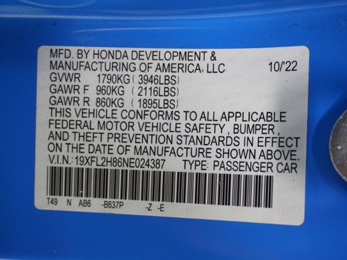 Used 2022 Honda Civic Sport image 29