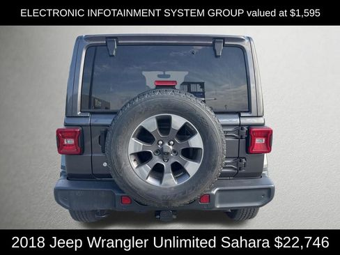 Used 2018 Jeep Wrangler Unlimited Sahara AWD/4WD image 4