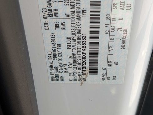 Used 2023 Ford Transit 250 Medium Roof AWD w/ Load Area Protection Package image 19