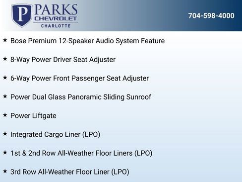 New 2026 Chevrolet Traverse RS w/ LPO, Floor Liner Package image 14