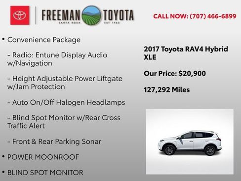 Used 2017 Toyota RAV4 XLE w/ Convenience Package AWD/4WD image 5