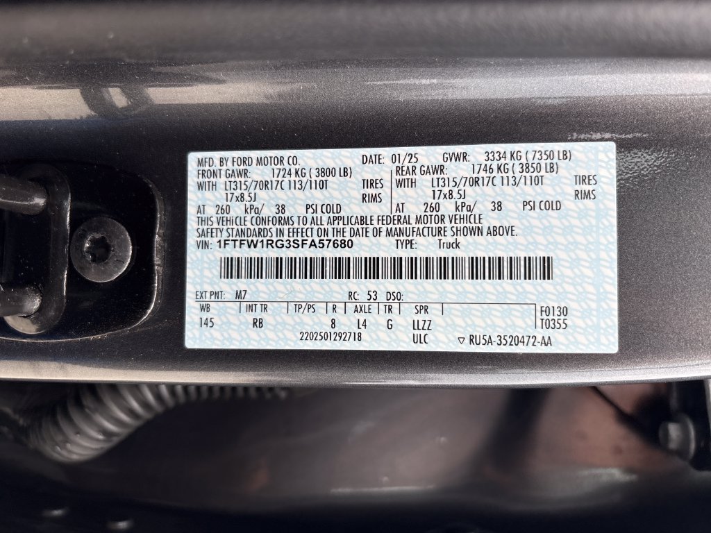 Used 2025 Ford F150 Raptor AWD/4WD image 36
