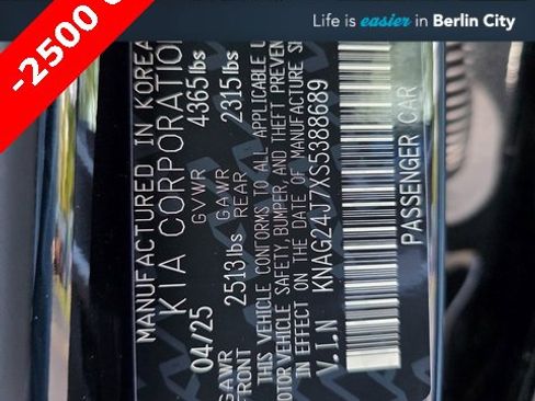 New 2025 Kia K5 LXS image 25