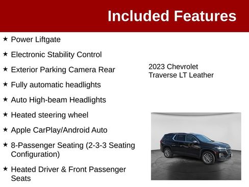 Used 2023 Chevrolet Traverse LT AWD/4WD image 4