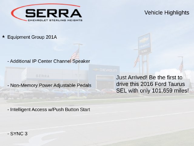Used 2016 Ford Taurus SEL w/ Equipment Group 201A FWD image 3