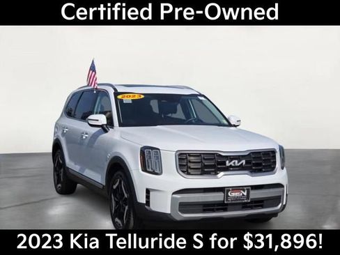 Used 2023 Kia Telluride S w/ S Sunroof Package AWD/4WD image 1