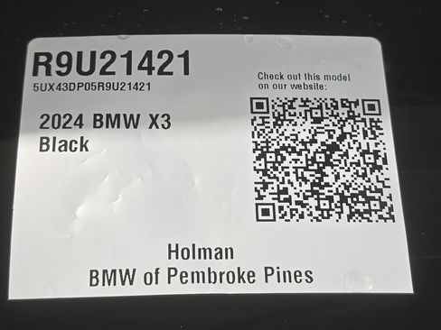 Certified 2024 BMW X3 sDrive30i w/ M Sport Package RWD image 19
