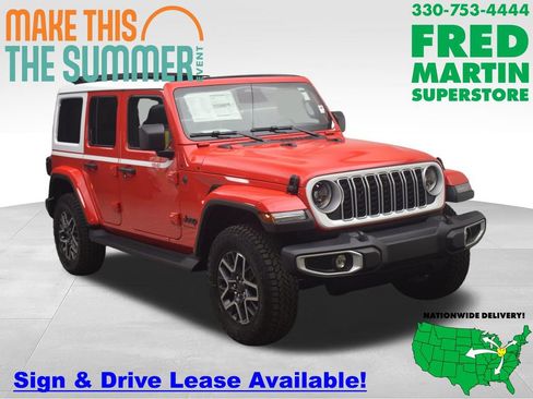 New 2026 Jeep Wrangler Unlimited Sahara w/ Whitecap Package AWD/4WD image 1