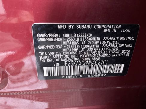 Used 2021 Subaru Forester Touring w/ Popular Package #2 AWD/4WD image 12