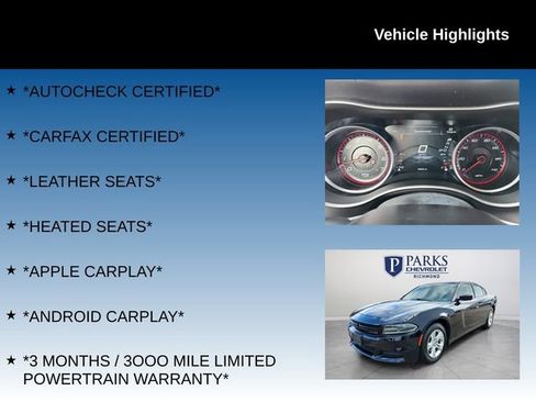 Used 2021 Dodge Charger SXT w/ Leather Interior Group image 4
