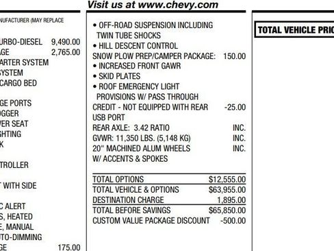 Used 2024 Chevrolet Silverado 2500 Custom w/ Custom Value Package image 2