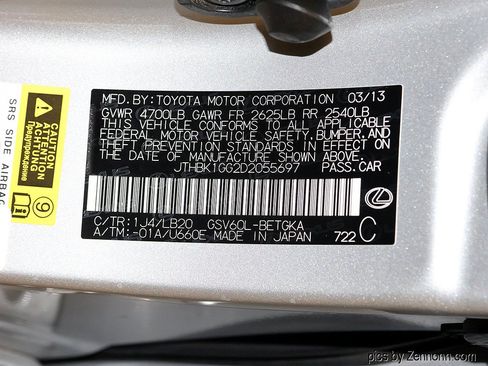 Used 2013 Lexus ES 350 w/ Luxury Pkg FWD image 38