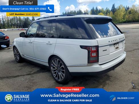 Used 2016 Land Rover Range Rover Supercharged AWD/4WD image 3
