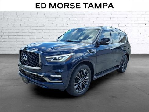 Used 2021 INFINITI QX80 Premium Select w/ Cargo Package RWD image 1