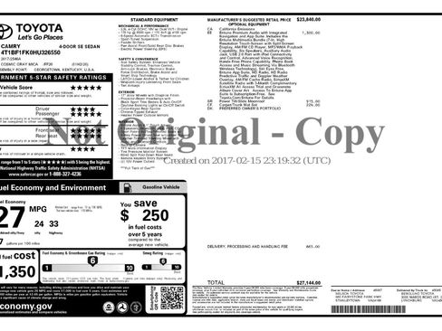 Used 2017 Toyota Camry SE image 52