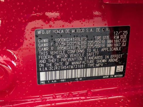 New 2026 Honda HR-V Sport image 17