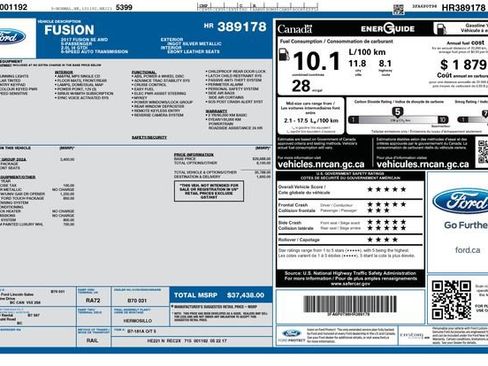 Used 2017 Ford Fusion SE w/ Equipment Group 202A image 32