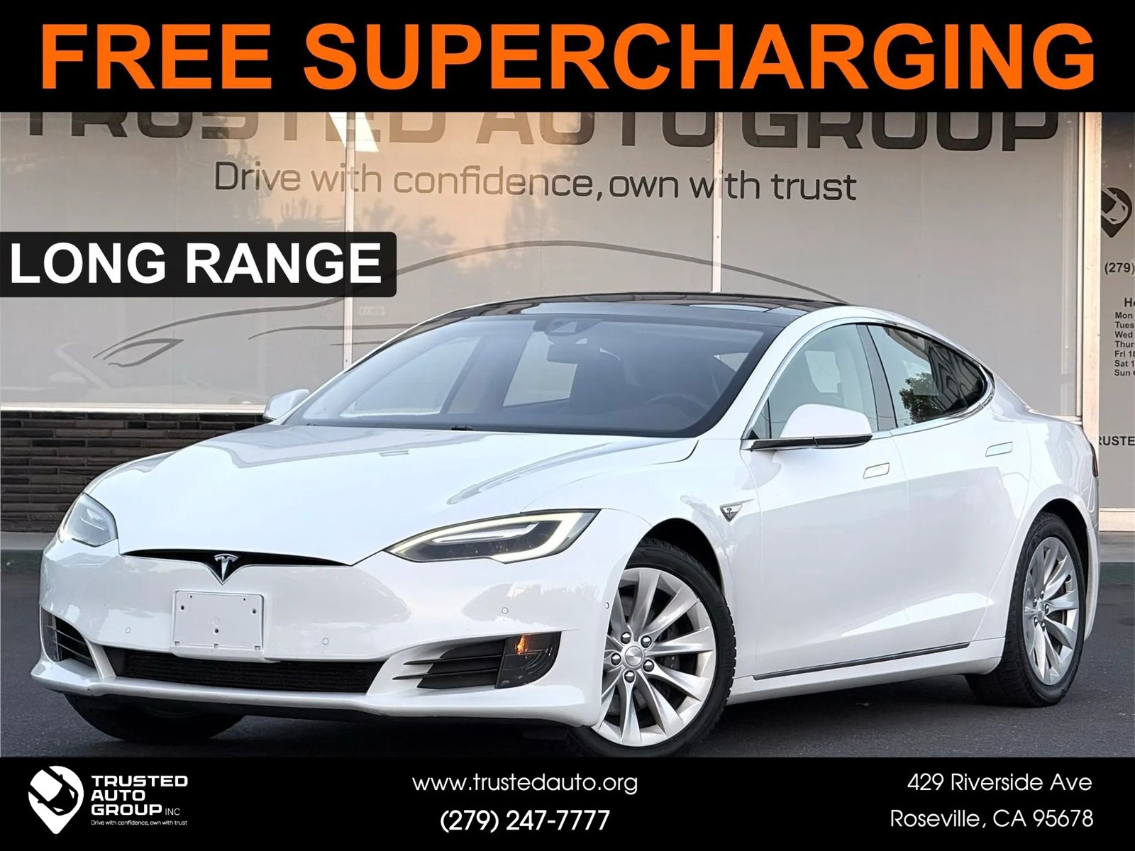 Used 2016 Tesla Model S 90D AWD/4WD image 1