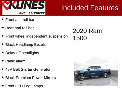 Used 2020 RAM 1500 Big Horn w/ Built-to-serve Edition AWD/4WD image 3