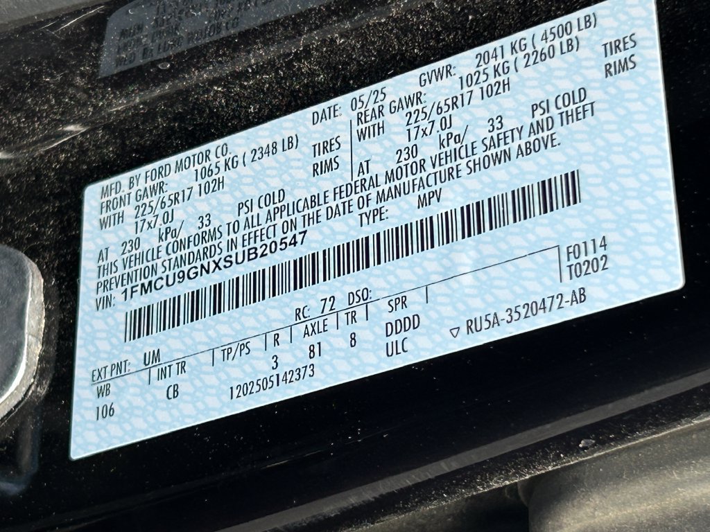 Used 2025 Ford Escape Active AWD/4WD image 34