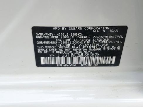 Used 2021 Subaru Crosstrek 2.5i Limited w/ Popular Package #4 image 32