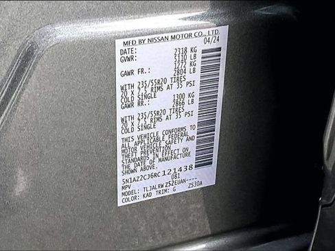 Certified 2024 Nissan Murano SL FWD image 16
