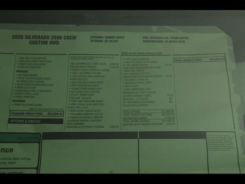 New 2026 Chevrolet Silverado 2500 Custom w/ Custom Value Package image 24