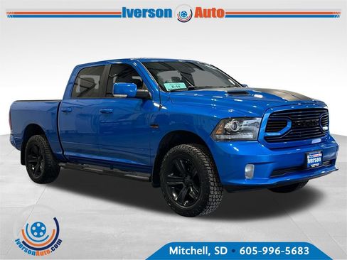 Used 2018 RAM 1500 Sport w/ Hydro Blue Sport Package AWD/4WD image 1