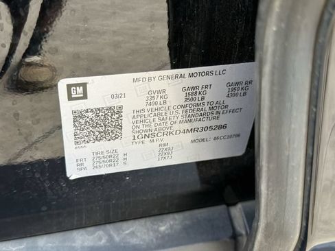 Used 2021 Chevrolet Tahoe RST w/ Luxury Package RWD image 37