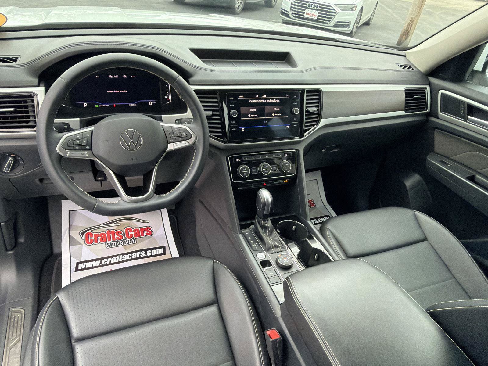 Used 2023 Volkswagen Atlas SE w/ Black Wheel Package AWD/4WD image 13