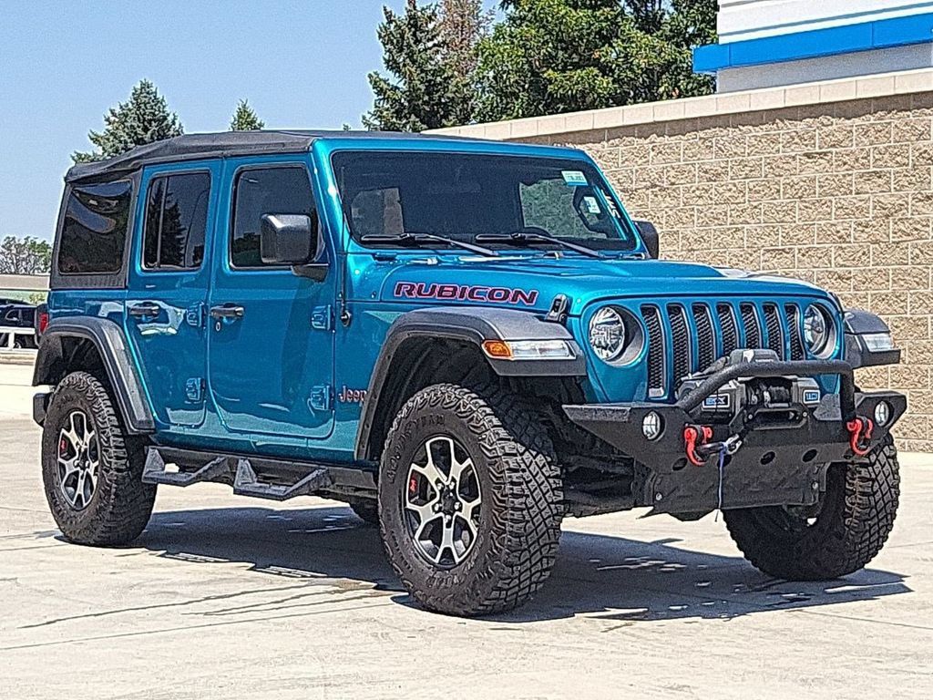 Used 2020 Jeep Wrangler Unlimited Rubicon w/ Cold Weather Group AWD/4WD image 2