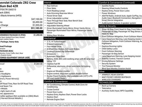 Used 2024 Chevrolet Colorado ZR2 w/ ZR2 Convenience Package III AWD/4WD image 11