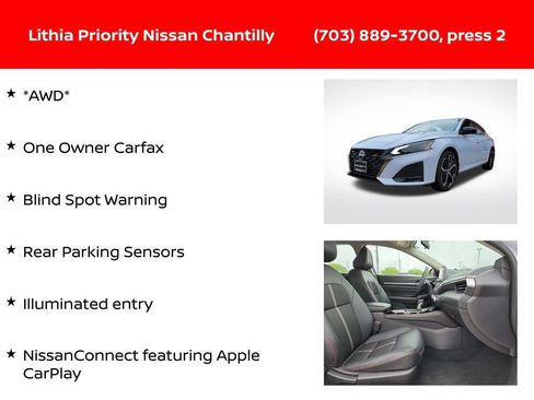 Used 2024 Nissan Altima 2.5 SR AWD/4WD image 6