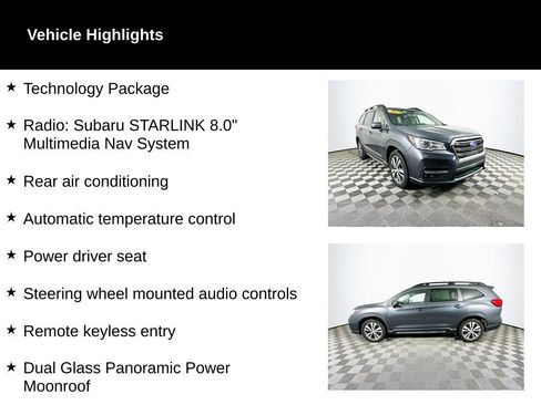 Used 2021 Subaru Ascent Limited w/ Technology Package image 2