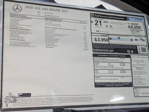 New 2026 Mercedes-Benz GLE 450 4MATIC image 20