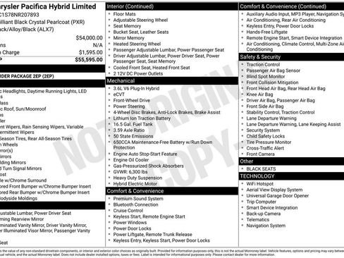 Used 2022 Chrysler Pacifica Limited image 47