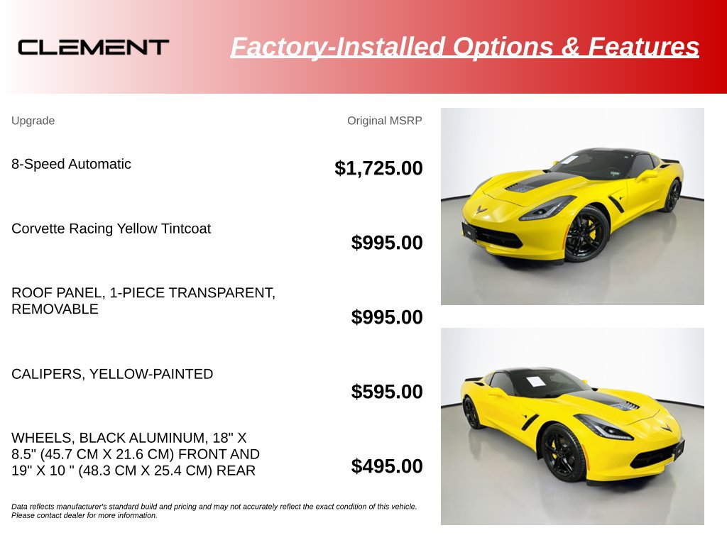 Used 2016 Chevrolet Corvette Stingray Coupe w/ Carbon Flash Badge Package RWD image 15