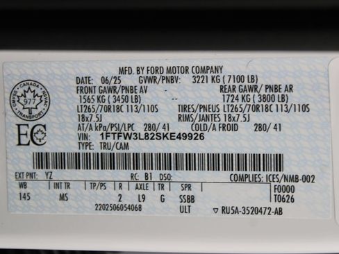 Used 2025 Ford F150 XLT w/ Equipment Group 301A Standard AWD/4WD image 67