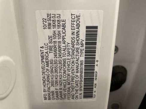 Used 2022 Honda Pilot EX-L image 27