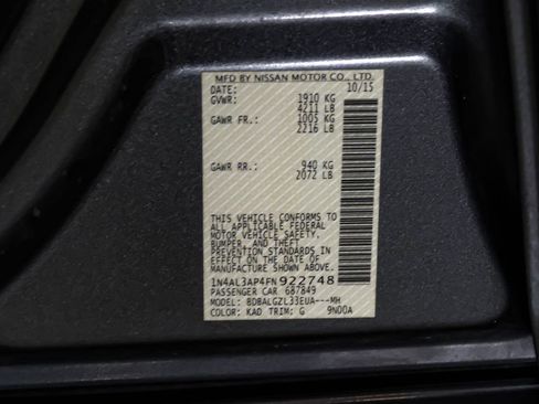 Used 2015 Nissan Altima 2.5 S w/ Special Edition Package FWD image 59