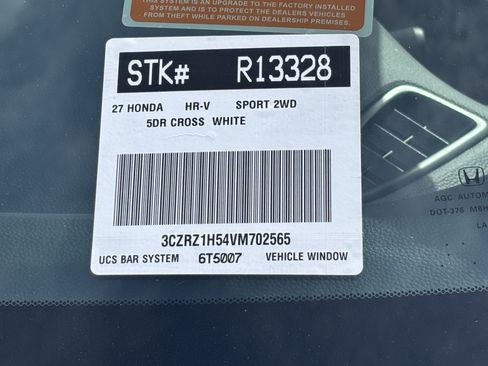 Certified 2027 Honda HR-V Sport image 30