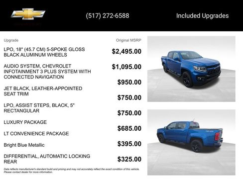 Used 2022 Chevrolet Colorado LT w/ Luxury Package AWD/4WD image 5