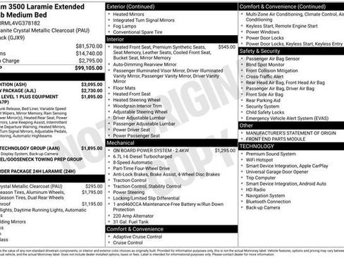 New 2027 RAM 3500 Laramie w/ Night Edition AWD/4WD image 30